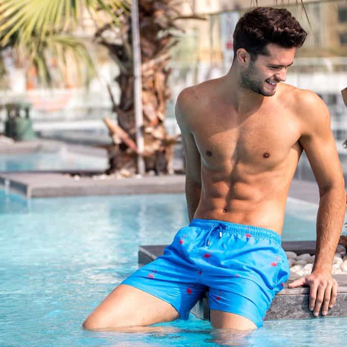 Flamingo swim shorts in Dubai