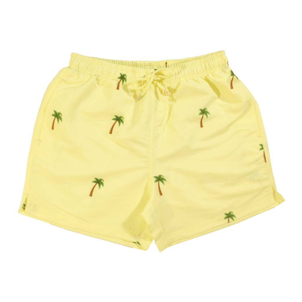 Palm Swim Shorts Yellow