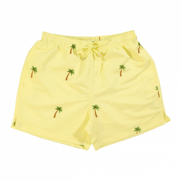 Palm Swim Shorts Yellow