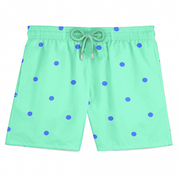 Dots Swim Shorts Green