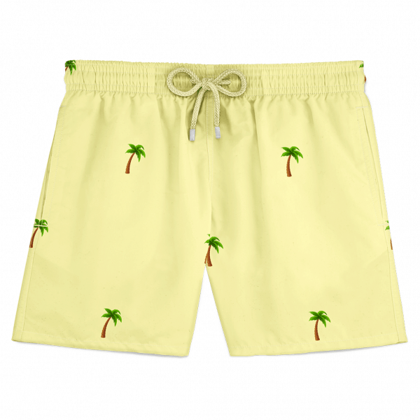 Palm Swim Shorts Yellow