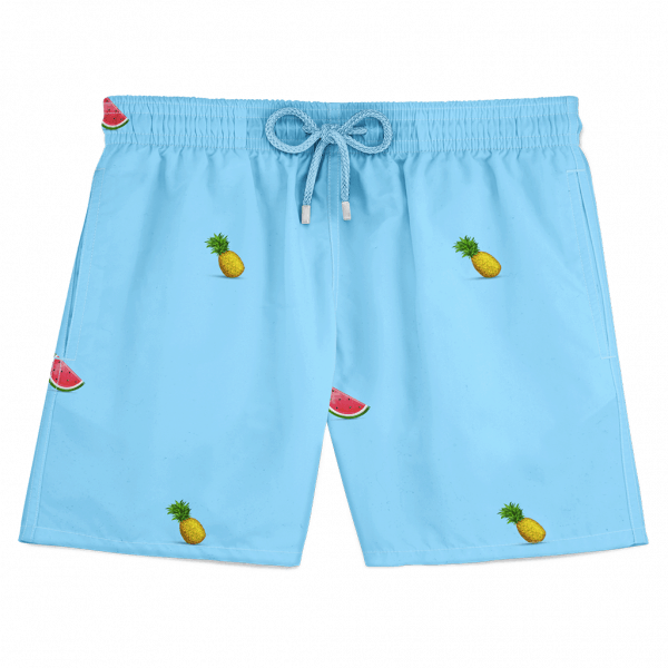 Pineapple Watermelon Swim Shorts Blue
