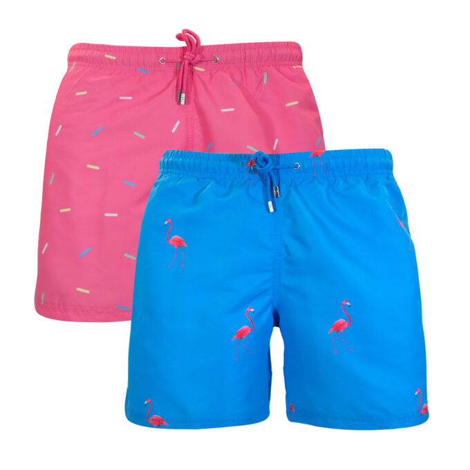 Ibiza Flamingo Sprinkles Swim shorts