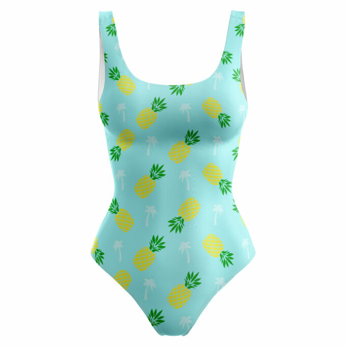 Pineapple palm swim suit