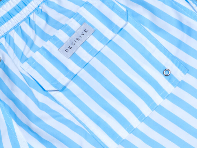 Blue stripe pocket