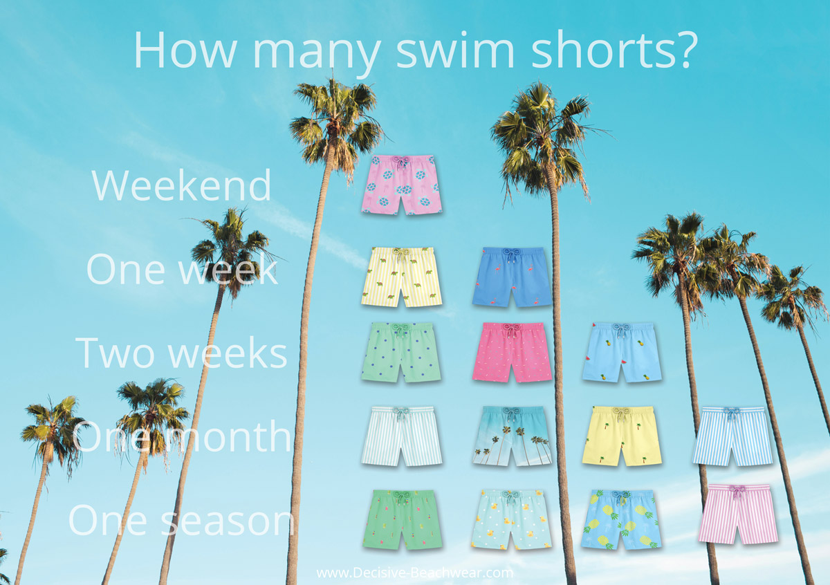 How many swim shorts