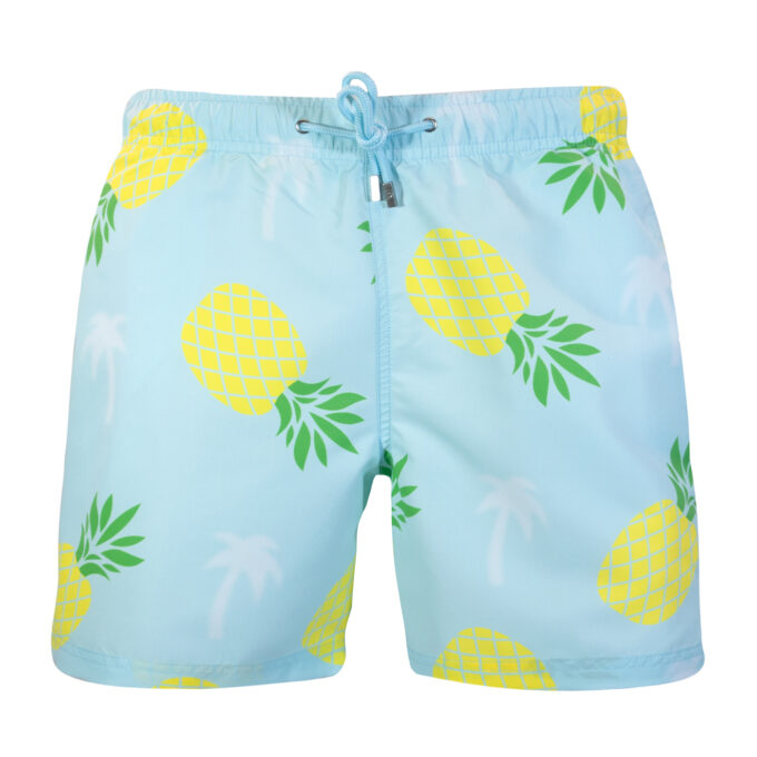 Pineapple Palm Swim Shorts Mint