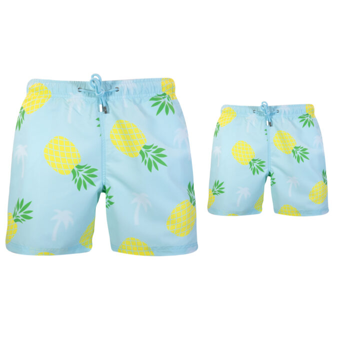 Pineapple Palm - Father and Son – Decisive Beachwear