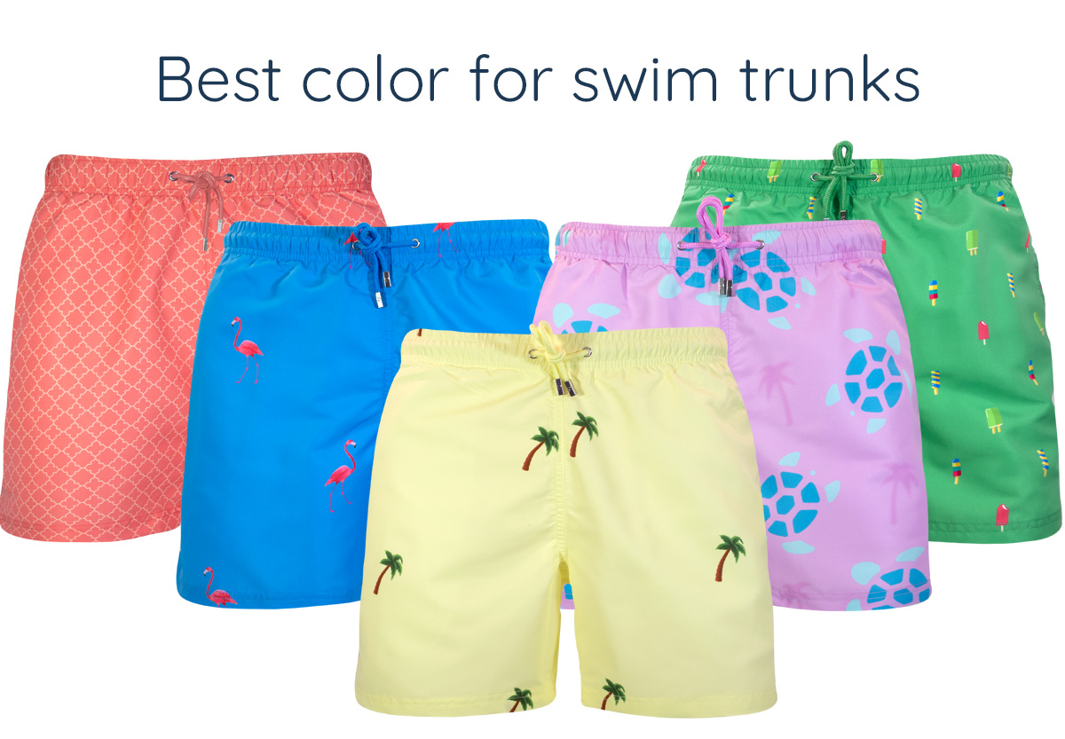 Best color for swim trunks