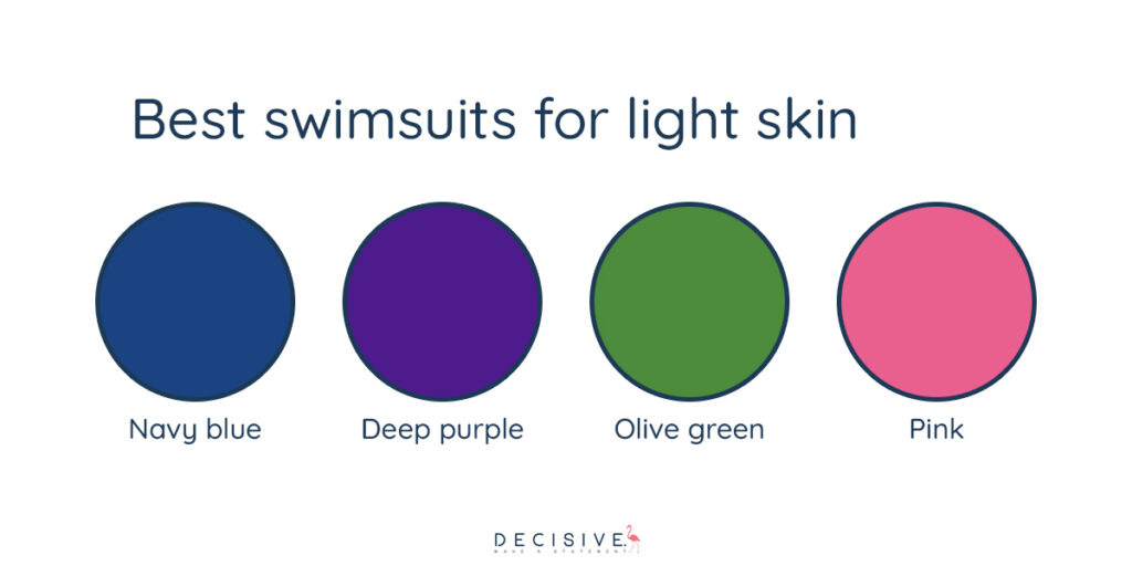Best swimsuit color for light skin