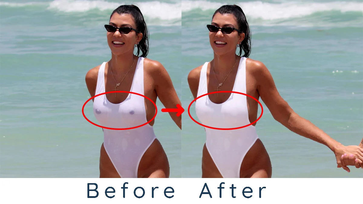 How to cover nipples in a swimsuit