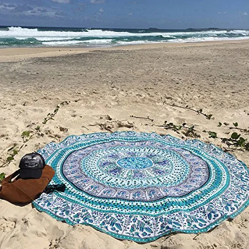 Round beach towel