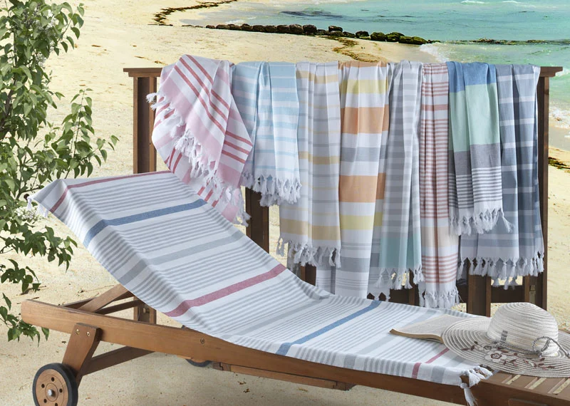 Turkish cotton beach towels