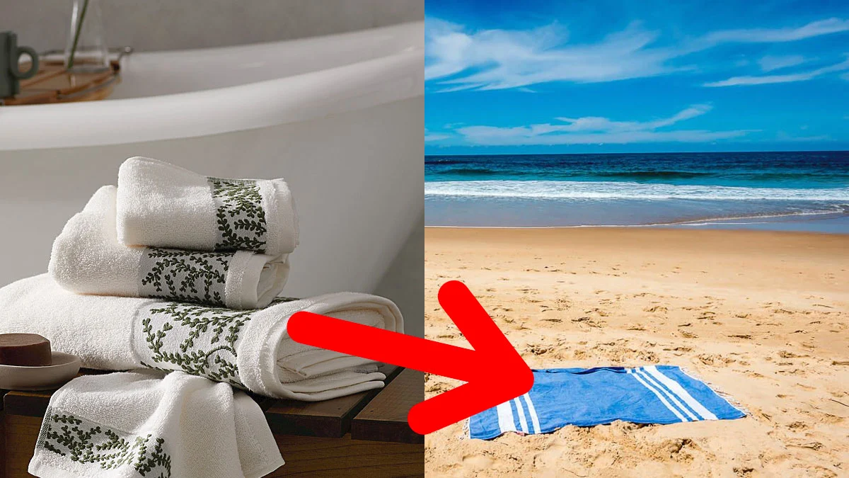 Can you use a bath towel as a beach towel